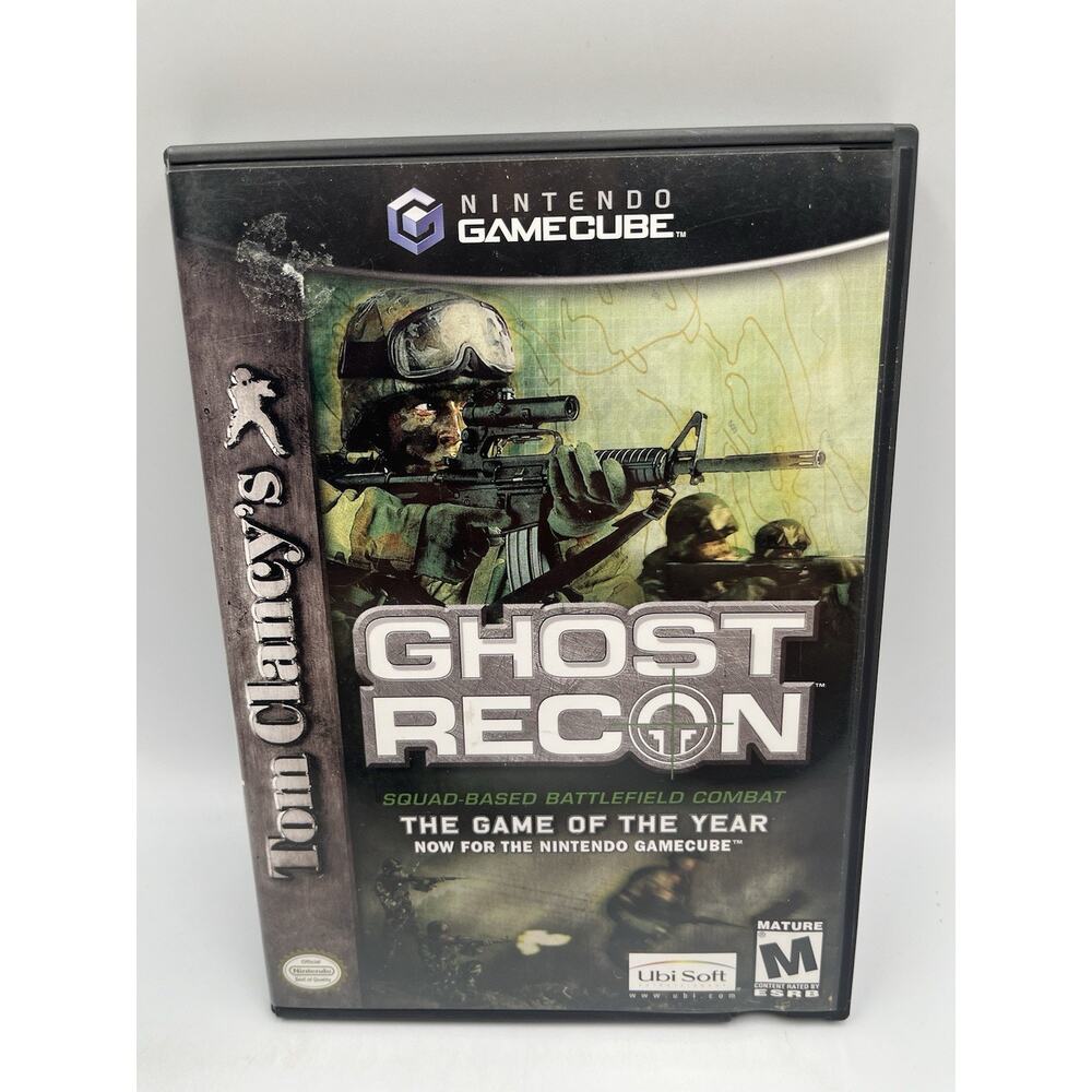 Tom Clancy's Ghost Recon (Nintendo GameCube, 2003) with Manual